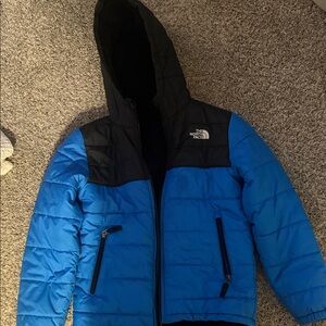 The North Face Kids Puffer Jacket in Blue and Black